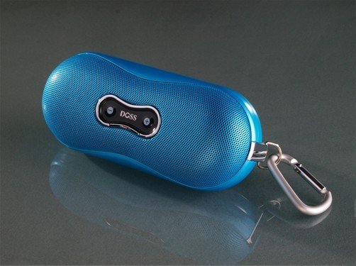 SD Card Transparent Clear Lithium Battery Speaker
