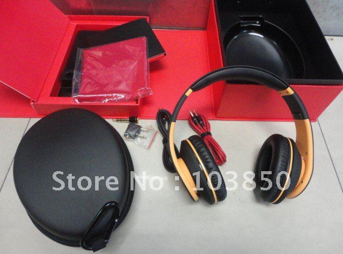 Black + Yellow Durable Portable Noise Cancelling Headphone
