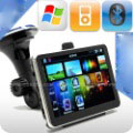 5 Inch - Touch Screen Built-In Stereo Speaker 850MA Battery Car GPS