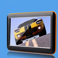 5 Inch TFT Color Touch Screen Car GPS Navigation With 4GB Card