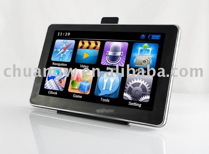 7.0 Inch FM Transimitter Window CE System 4GB Card Map Car GPS Navigation