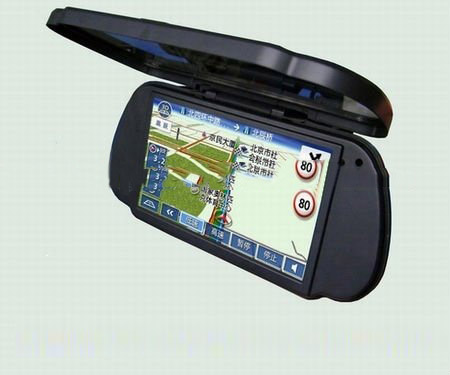 Flip-open Cover Built-in Bluetooth AV-IN Function 7 Inch Car GPS