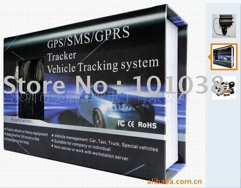 GPRS On-line 3.7V 800mAh Black Remote Control Car GPS