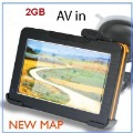 CPU Bluetooth 4.3 Inch TFT True Color LCD Touch Screen Car GPS