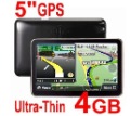 5.0" 4G 600mHz Touch Screen Black Car GPS