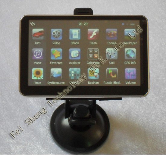 6 inch Touch TFT Screen SIRF V CPU 600MHZ AT550 Nandflash 4GB SDDR128M Car GPS
