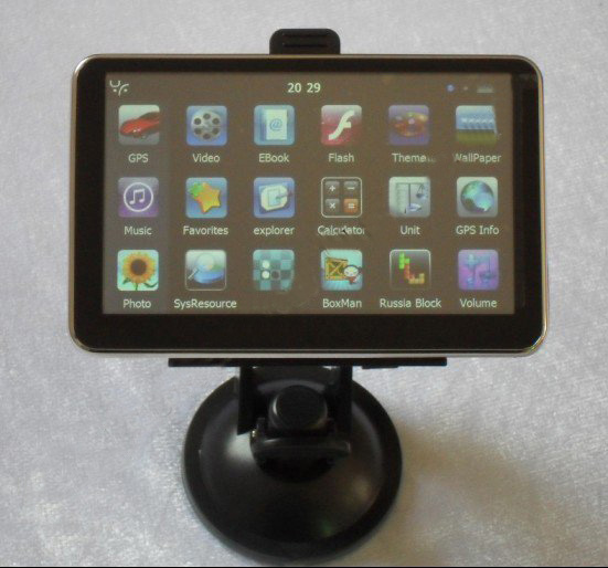 5 inch CE6.0 CPU Dual Core 600MHZ AT550 4GB Memory FM Movable Battery Car GPS