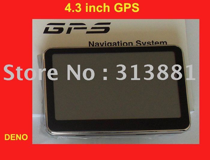 2GB Slim 4.3 Inch Car GPS Navigation with Latest Map