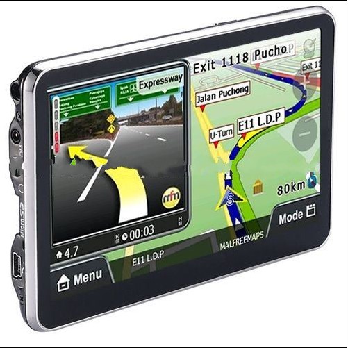 5 Inch Car GPS Navigator with Analog TV Sirf IV CPU FM Wince 6 2GB Memory Pal