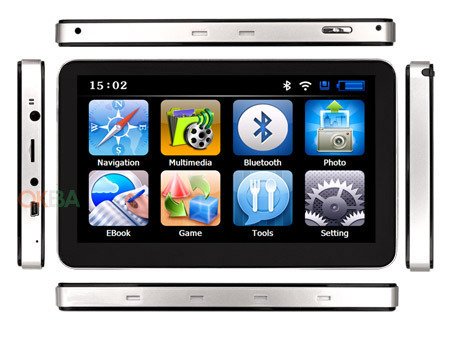 Newest Version 7 Inch HD Car GPS Navigation with Bluetooth FM Transmitter