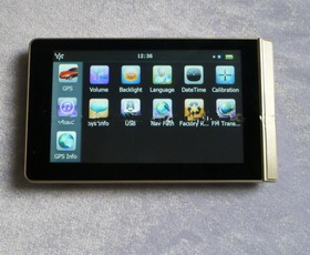 New Stock 5 Inch Sirf V AT5 Win CE6.0 CPU 600MHZ 4GB Memory FM Car GPS