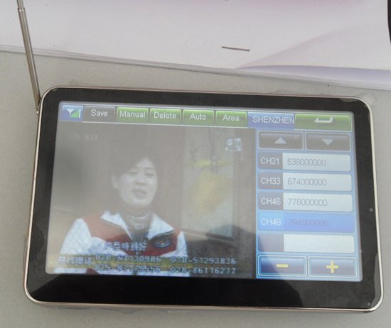 Analog TV 2GB 5 Inch FM Atlas IV Wince GPS Navigator