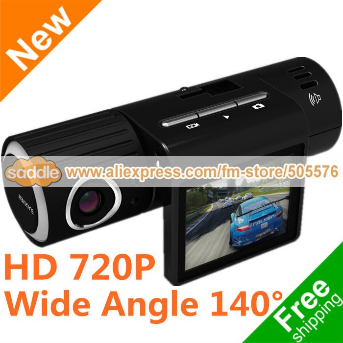 2.0 Inch TFT Screen HD 720P Night Vision Car DVR With Wide-Angle 140 Degree
