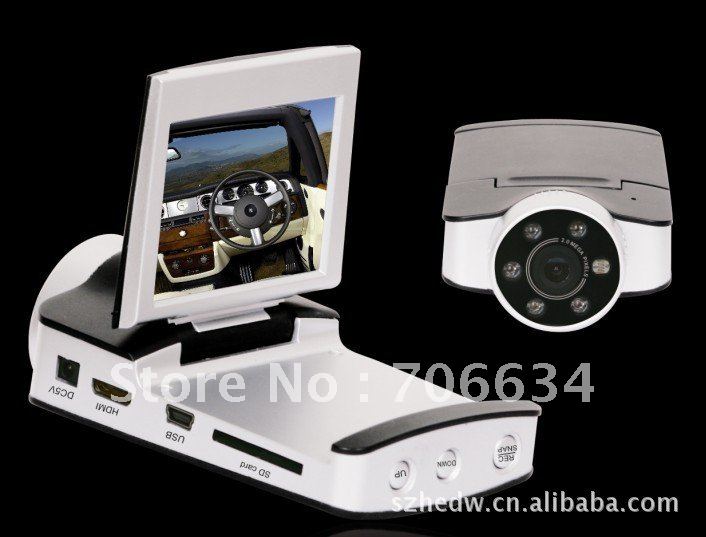 Night Vision 180 Degree Lens USB2.0 Portable Car DVR