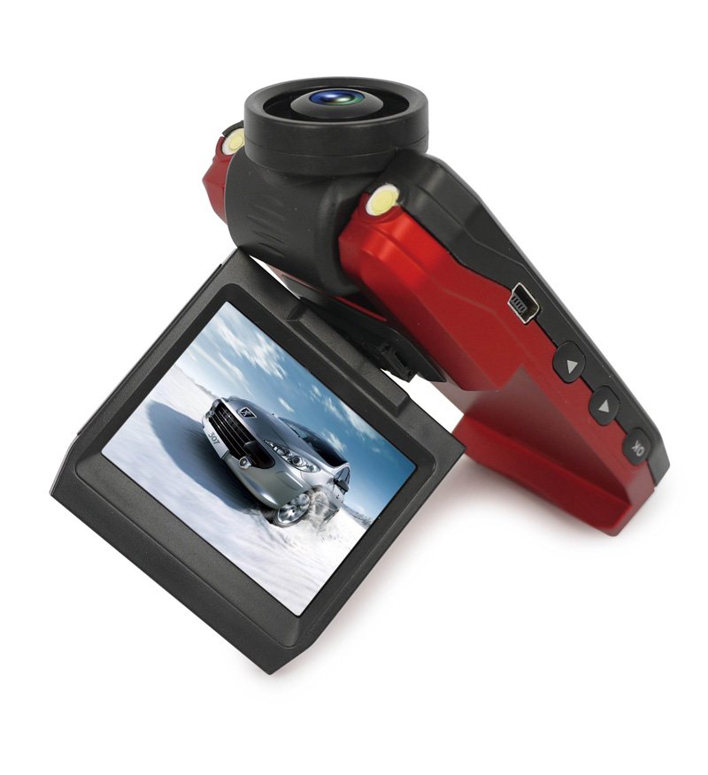 180 Degree Rotating Lens Support Night Vision Anti-Shake Mode Car DVR/ Camera