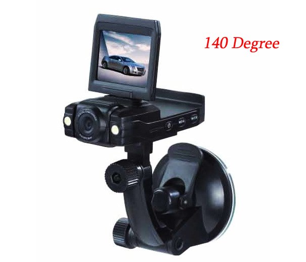 140 Wide Angle Lens Support Night Vision Low Noise Multi-language Car DVR/ Camera