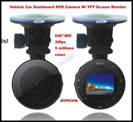 2.0 LCD Screen AV OUT Recycle Recording Car DVR With Motion Detection