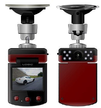 140 Degree Wide Angle 720P HD Infrared Night Vision Car DVR