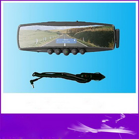 Wireless Earpiece FM Transmitter Bluetooth Handsfree Rearview Mirror