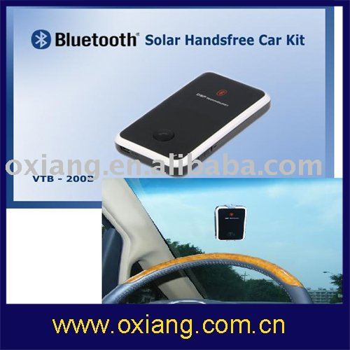 Noise Reduction Solar Handsfree Speakerphone Echo Suppression Bluetooth Car Kit
