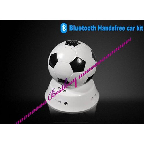 Soccer Shape Bluetooth Hands Free Built-in 1600 mAh Li-ion Battery Car Kit