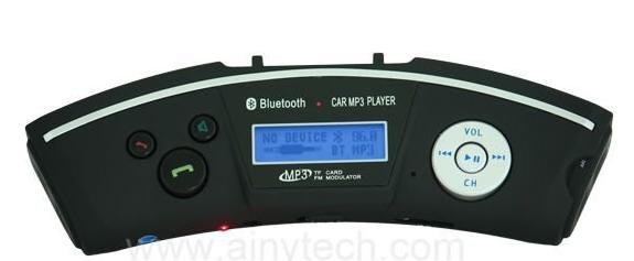 Bluetooth MP3 Support TF Card Built-in Transmitter Bluetooth Car Kit