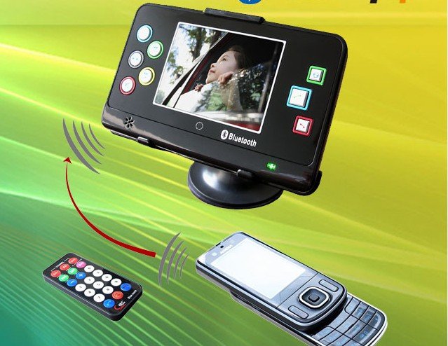Bluetooth Built-in Flash Built-in FM Car MP4 Player