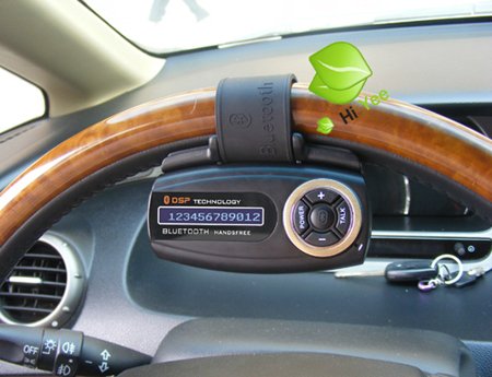 3A Battery Built-in Microphone Full Duplex Car Kit