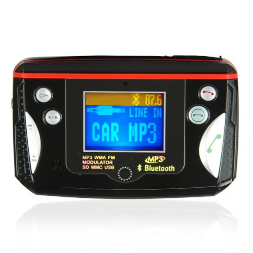 Car MP3 Player USB FM 1.5 Inch Screen Bluetooth Car Kit