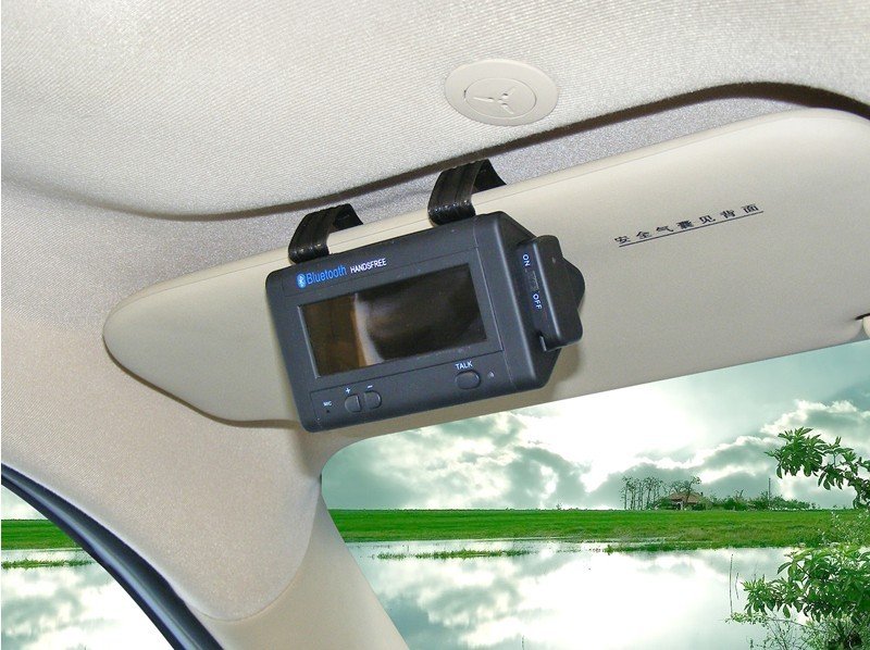 Easy to Installation and Just Clip to the Sun Visor Handsfree Car Kit