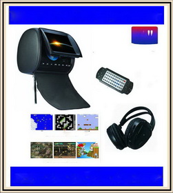 9 inch IR Wirelss Multi-Language Menu Car Television