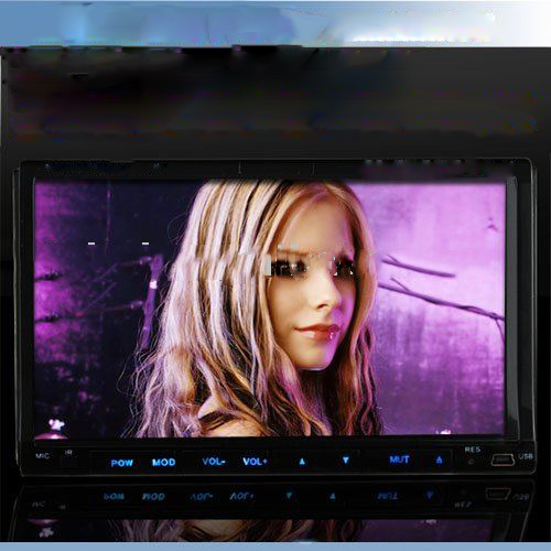 2 Din 480*240 Resolution 7" Touch Screen Car DVD Player