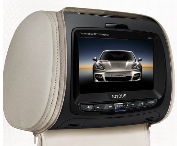 7-inch TFT LCD Screen 800×480 Resolution Two AV Input Car Television
