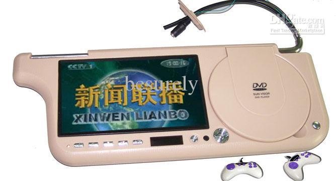 7-inch TV Function Video Mode Sun Visor Car Television