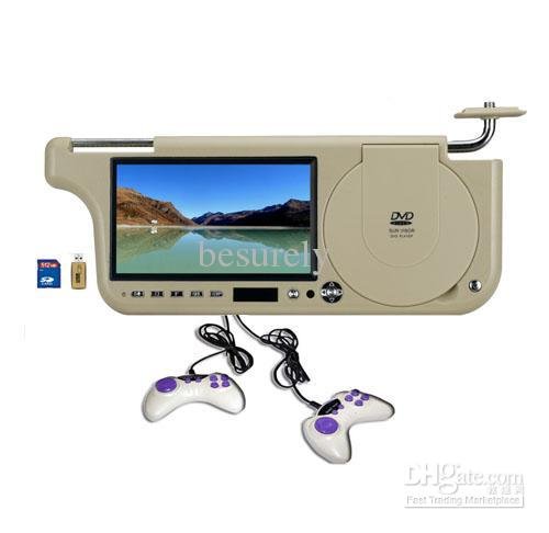 7-inch Remote Control Sun Visor Car Television
