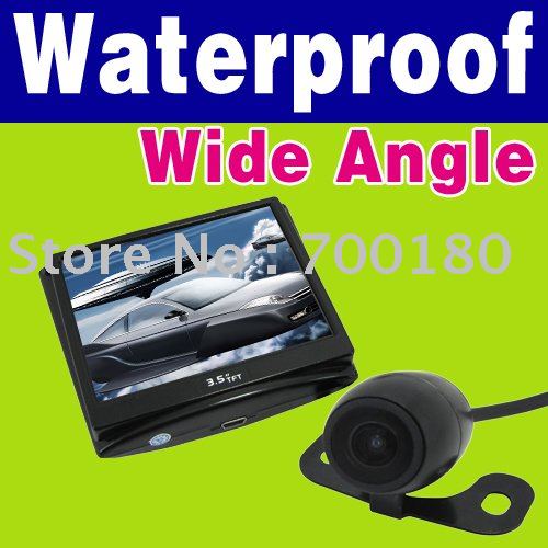 Wireless 3.5 Inch Color LCD Monitor Waterproof Body Car Radios