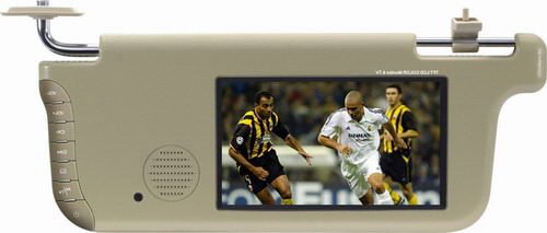 7 Inch LCD Monitor Dual Video Input Durable Car Radios