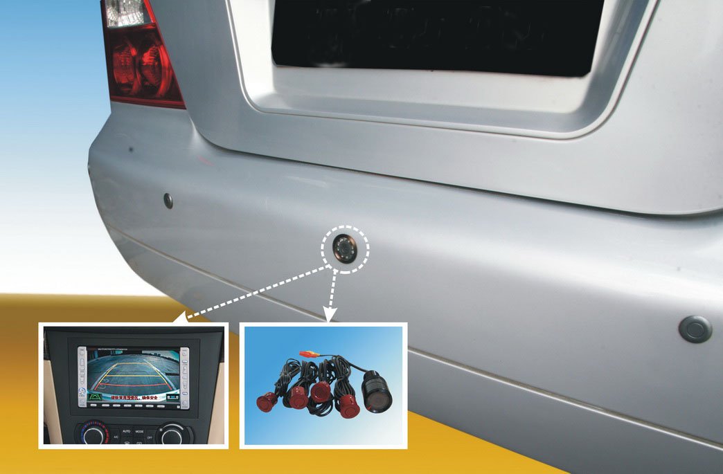 Durable Multimedia Visible Reverse Parking System for Car pc