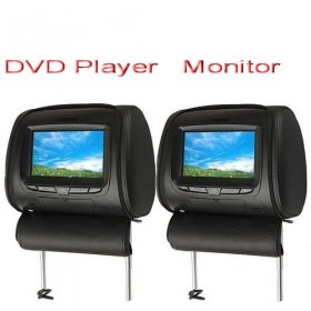 7 Inch Digital Screen Headrest DVD Player Car PC with Wireless Game