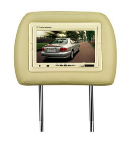 7 Inch Car LCD Screen Headrest DVD Player PC with Monitor Games USB SD Port