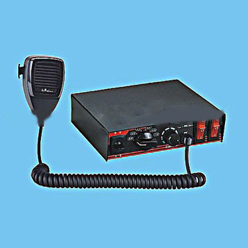 100W Power DC12V 7 Tones with Microphone and 2 Light Switches Car Siren Speaker