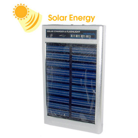 USB Connector Built-in Flashlight 1600mAh Solar Charger For Mobiles  USB Connector Built-in Flashlight 1600mAh Solar Charger For Mobiles