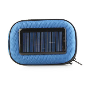 Blue Jacket With Solar Charging Equipment For Mobile Phone  Blue Jacket With Solar Charging Equipment For Mobile Phone