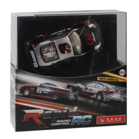 Rechargeable R/C Model LED Racing Car with Desktop Stand (40MHz)
