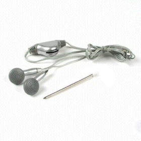 Aluminum Body Stereo Earphones Combo FM Radio Ballpoint Pen