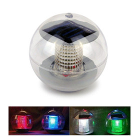 Plastic 2V/50MA Solar Floating Light