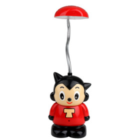 Cute Cartoon LED Super Capacity Red Desk Lamp