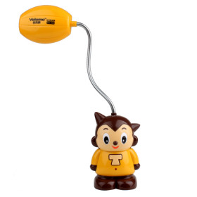 Cute Cartoon Appearance LED 900mAh Capacity Orange Desk Lamp
