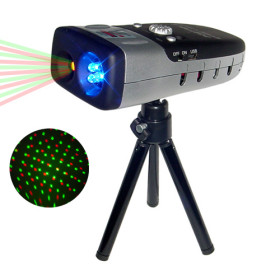 Handheld Firefly Twinkling Mini Stage Laser Light Projector with Bright Blue LED Lights
