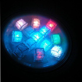 Stylish Flashing Ice Cube Colorful LED Night Lights